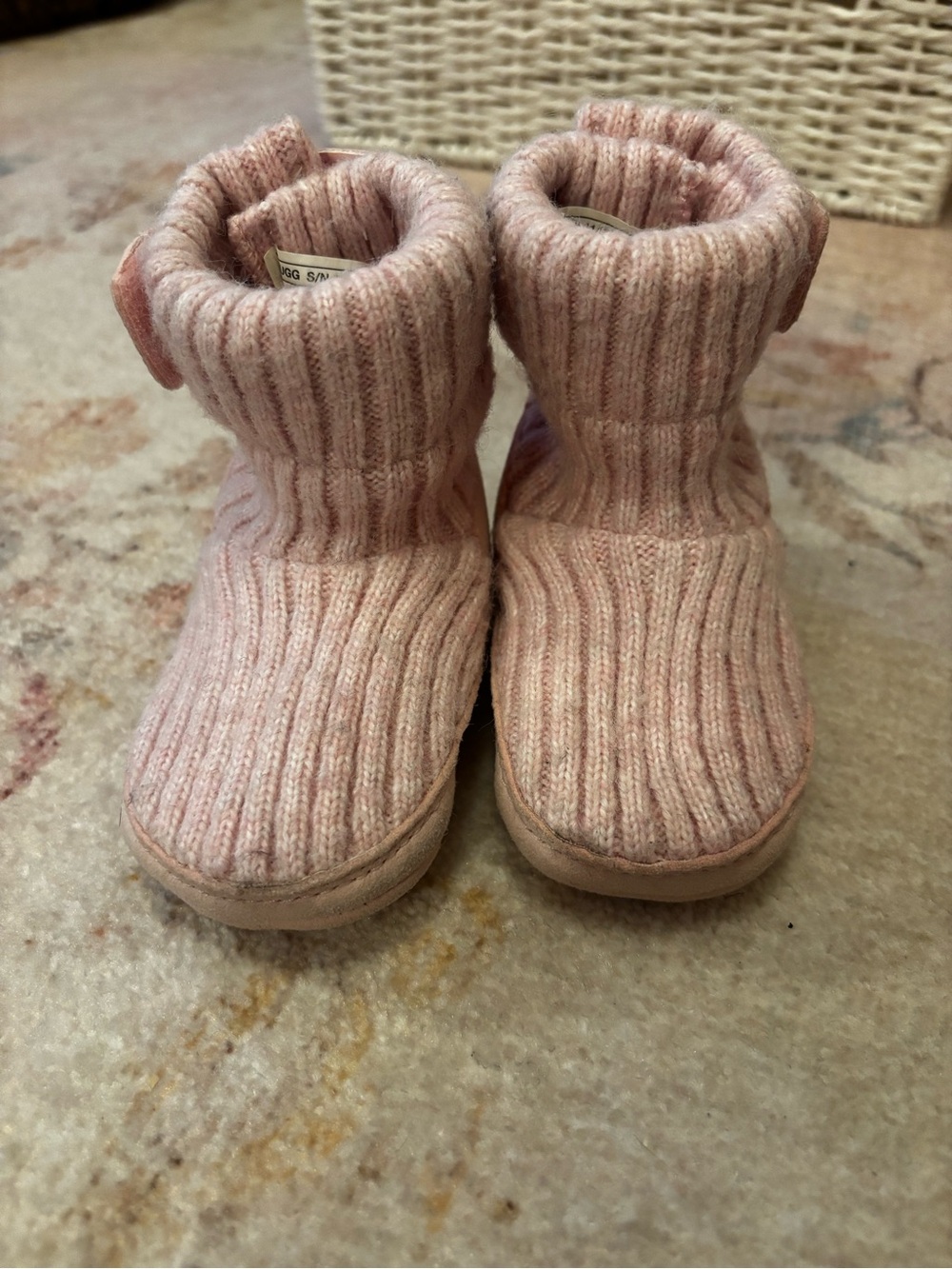 Pink Knit Infant Uggs Size 2/3